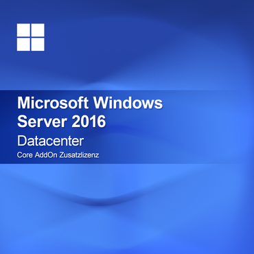 Microsoft Windows Server 2016 Datacenter Core AddOn Zusatzlizenz