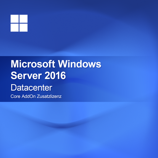 Microsoft Windows Server 2016 Datacenter Core AddOn Zusatzlizenz