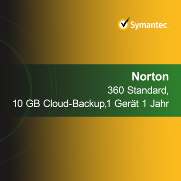 Norton 360 Standard 10 GB Cloud-Backup 1 Gerät 1 Jahr