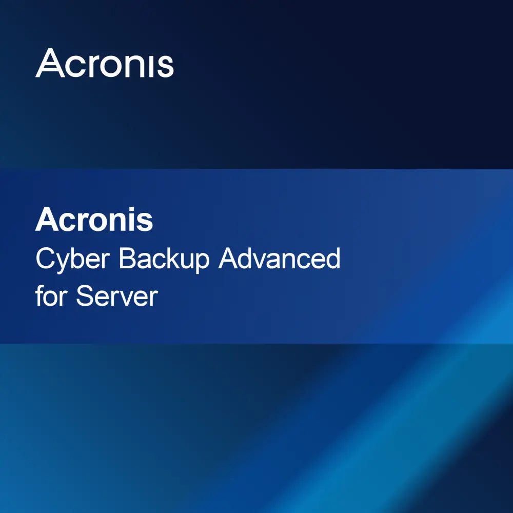 Acronis Cyber Backup Advanced para Servidor