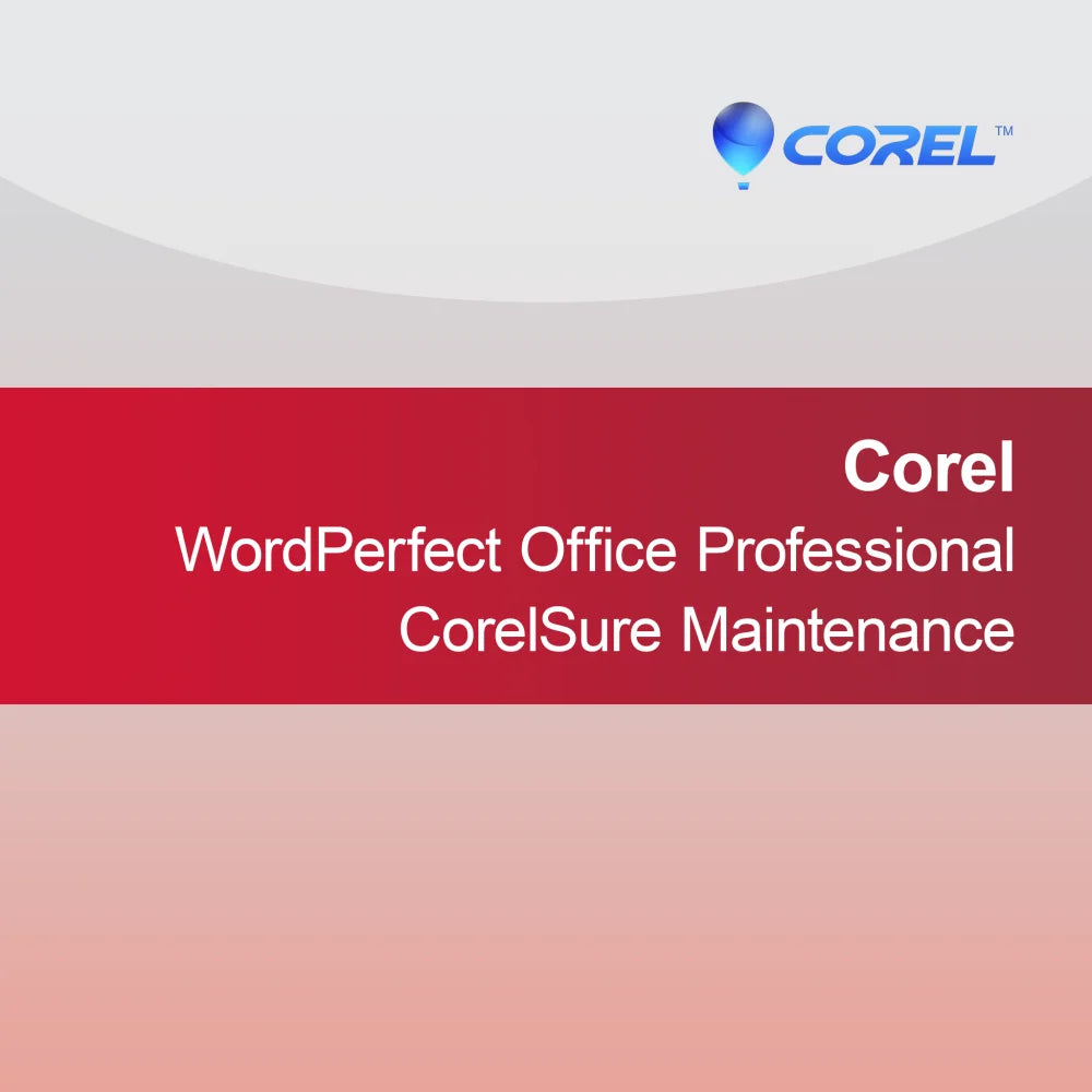 Corel WordPerfect Office Professional CorelSure vzdrževanje