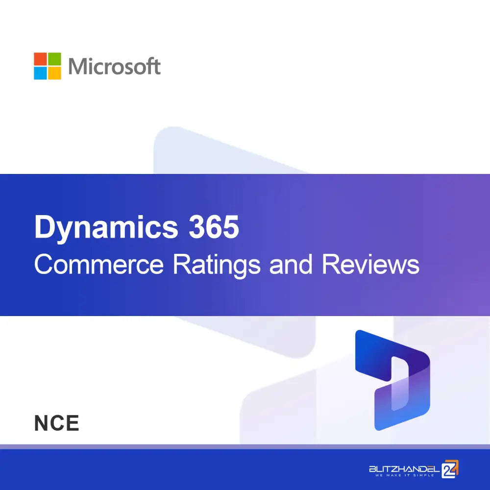 Oceny i recenzje Dynamics 365 Commerce (NCE)