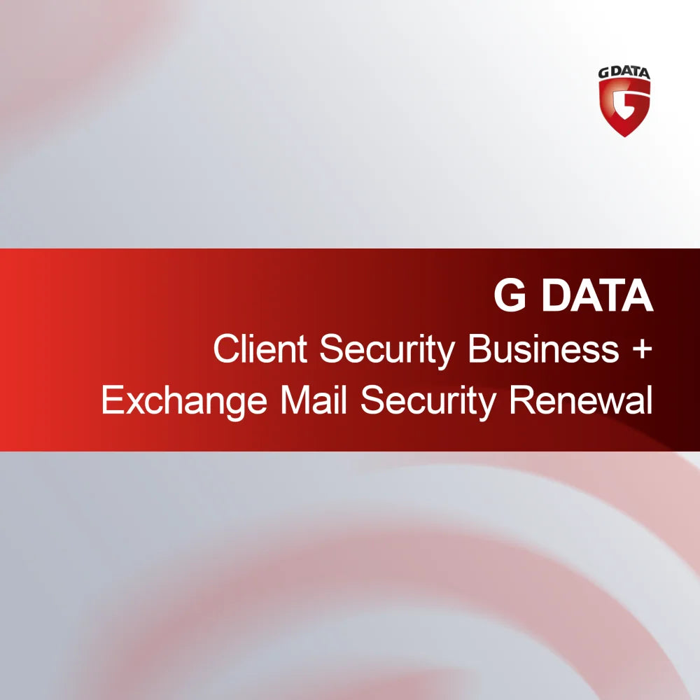 G DATA Klientská bezpečnosť Business + Obnovenie bezpečnosti Exchange Mail