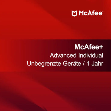 McAfee+ Advanced Individual - Unbegrenzte Geräte - 1 Jahr