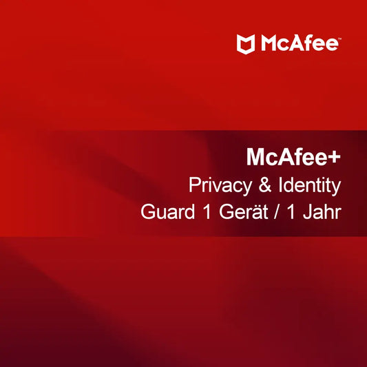 McAfee Privacy & Identity Guard - 1 Gerät - 1 Jahr