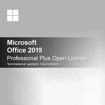 Microsoft Office 2019 Professional Plus Open License Terminalserver geeignet Volumenlizenz