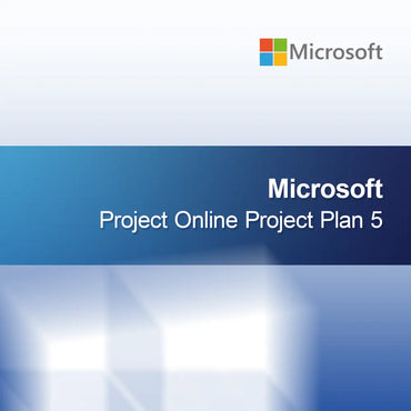 Microsoft Project Online Project Plan 5 - 1 User