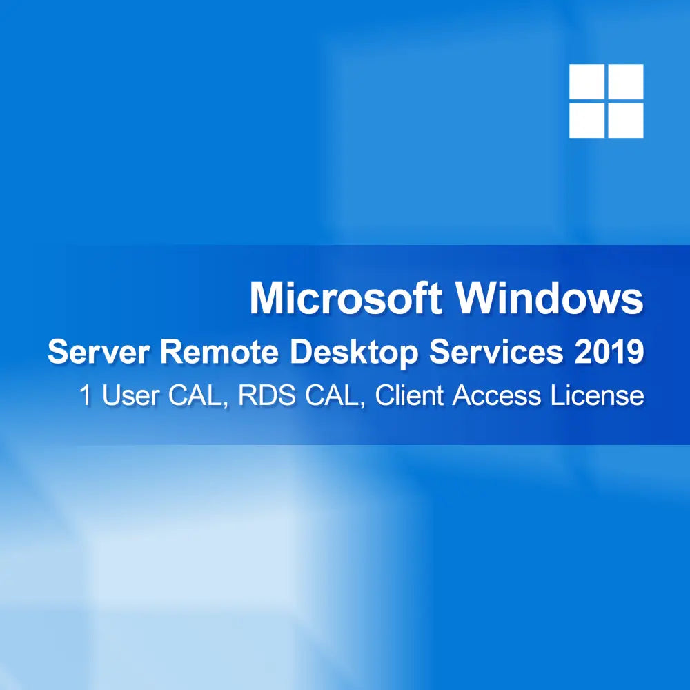 Microsoft Windows Server Remote Desktop Services 2019 1 User CAL RDS CAL Client Access License