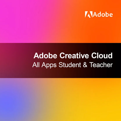 Adobe Creative Cloud Todas las aplicaciones para estudiantes y profesores