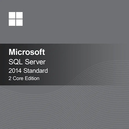 Microsoft SQL Server 2014 Standard - Edición de 2 Núcleos
