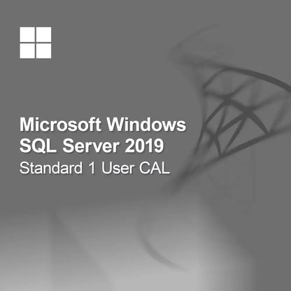 Microsoft SQL Server 2019 Standard 1 Bruger CAL