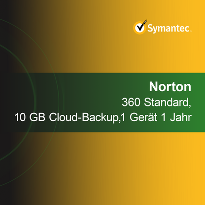 Norton 360 Standard, 10 GB varnostne kopije v oblaku, 1 naprava 1 leto